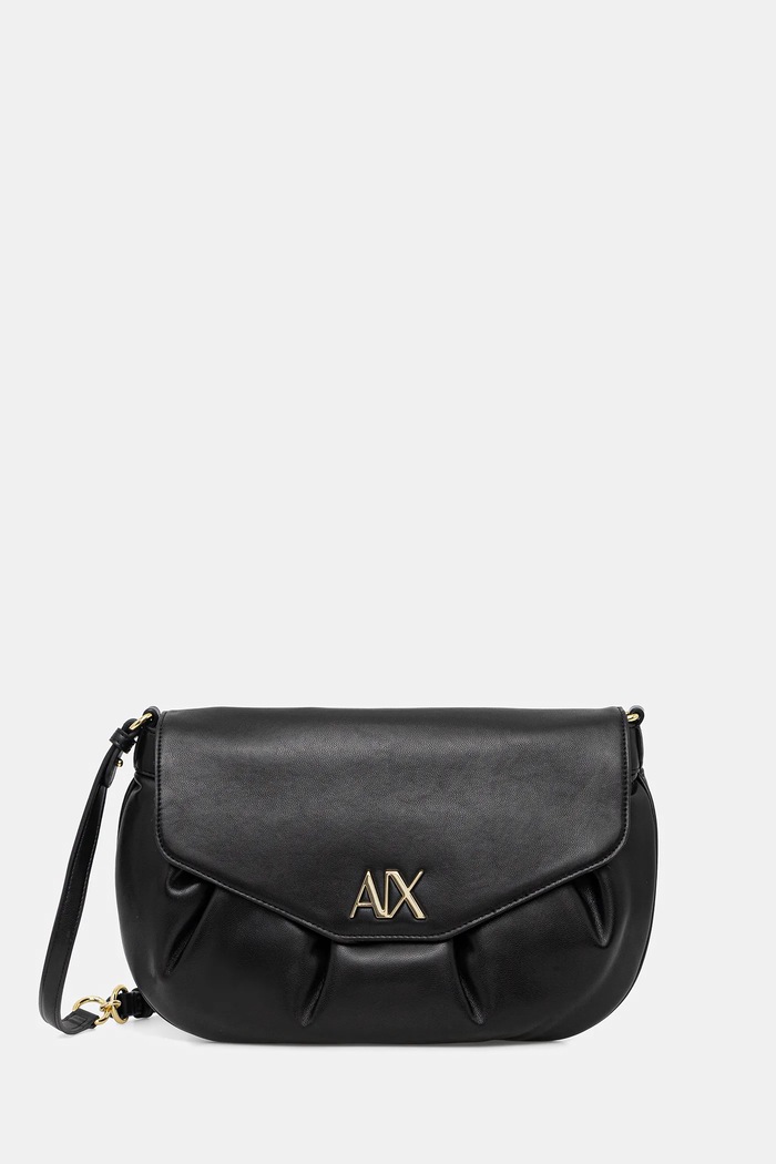 Kabelka Armani Exchange jednofarebný čierna XW002163.AF19894