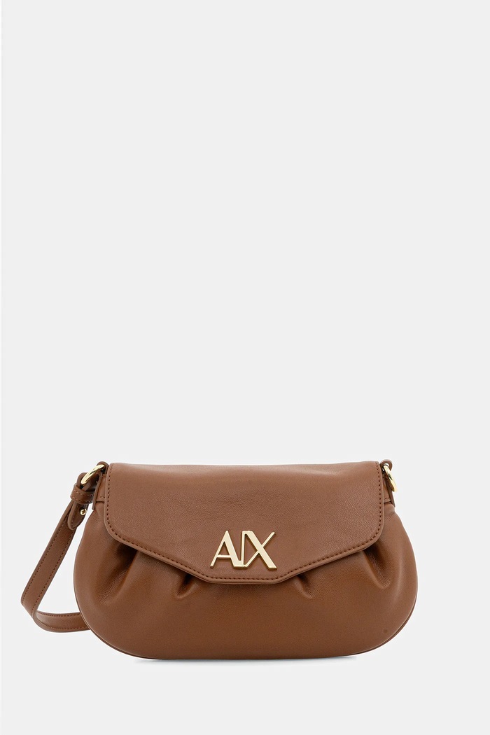 Kabelka Armani Exchange imitácia kože hnedá XW002164.AF19894