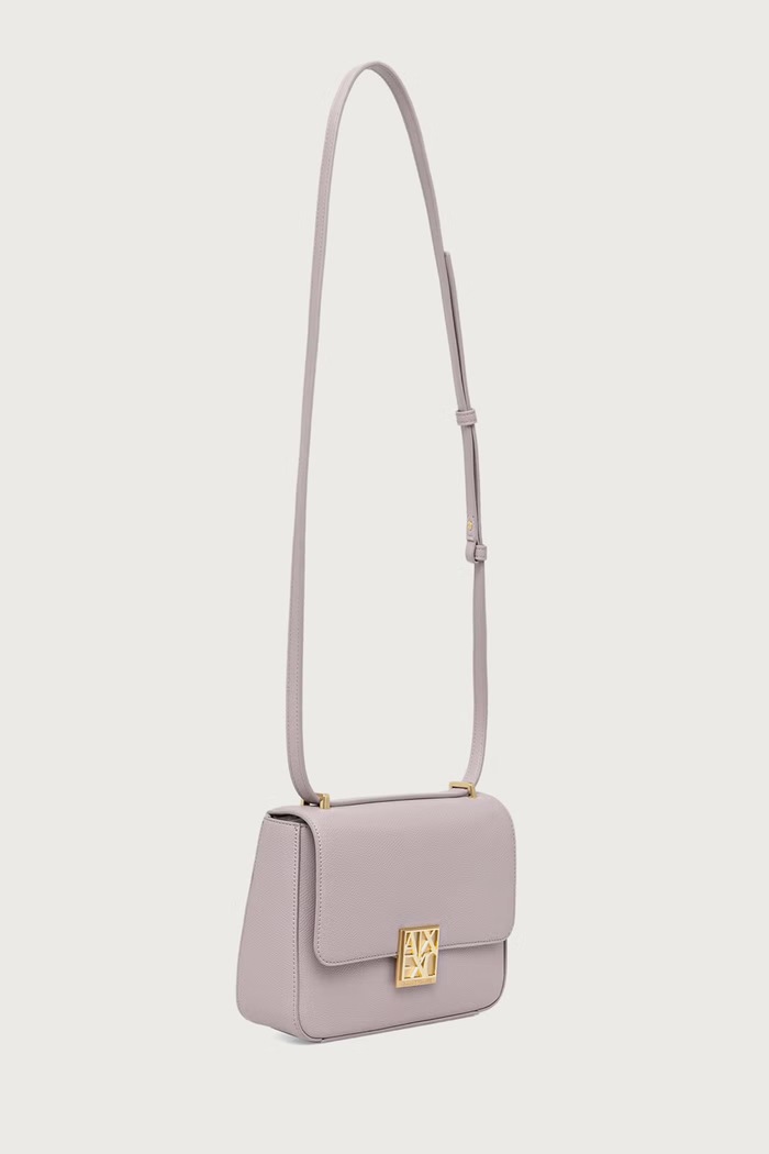 Armani Exchange klasična torbica ženska iz umetnega usnja XW002169.AF19895 roza SS26