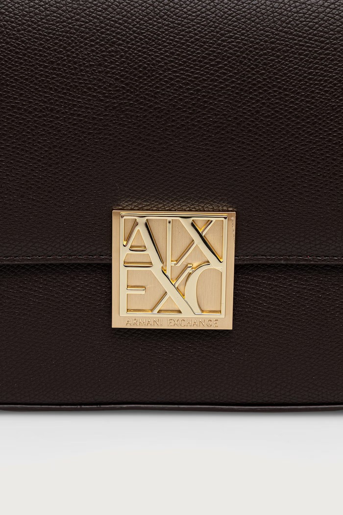Armani Exchange geantă pentru femei cu imitație de piele maro XW002169.AF19895