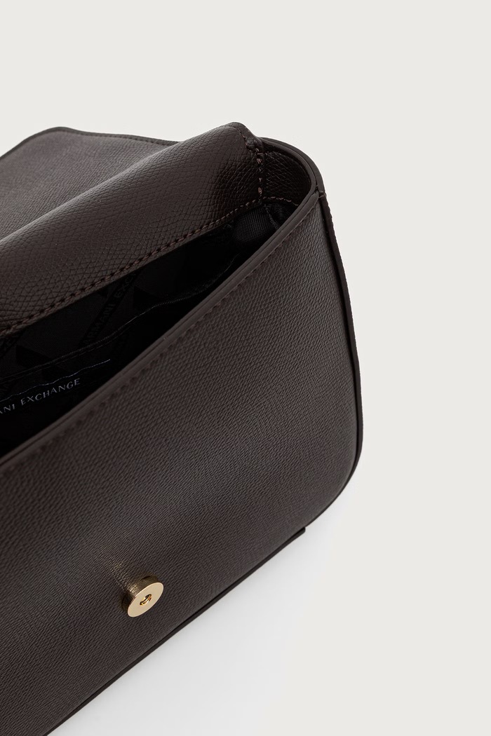 Armani Exchange geantă pentru femei cu imitație de piele XW002169.AF19895 maro