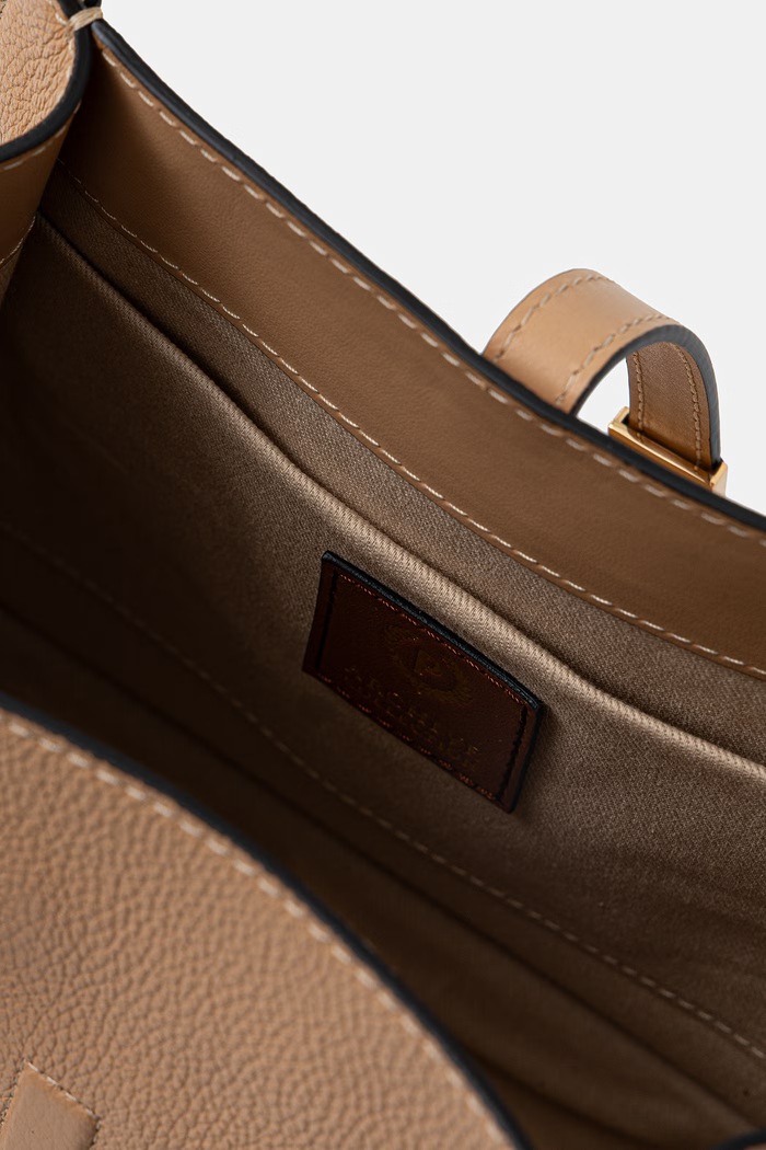 Pollini geantă de piele bej PC4416PP1OQC1