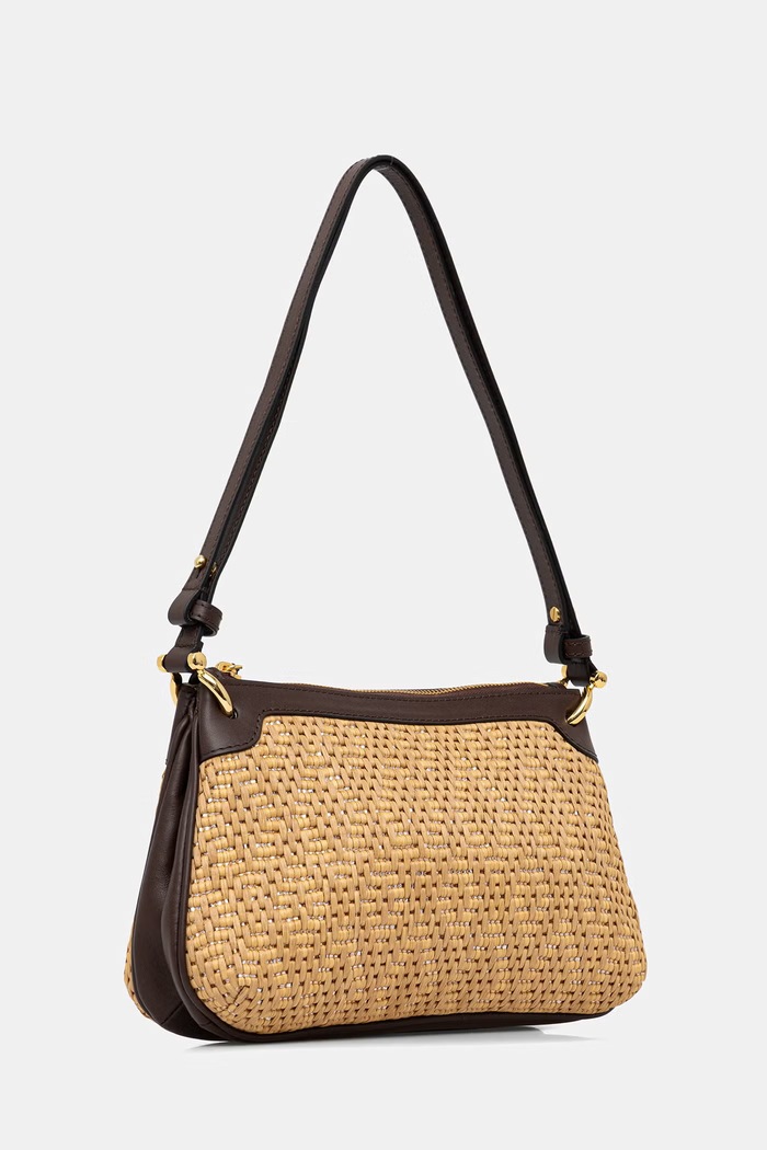 Pollini crossbody kabelka dámská z pletenky PC4452PP0OQM1 béžová SS26