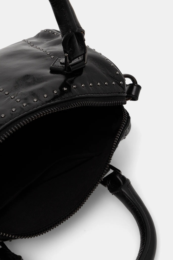 Kožená kabelka ZADIG&VOLTAIRE XS SUNNY VIBE STUDS LWBA04173 černá