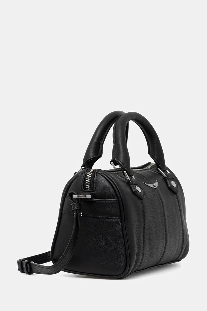 Kožená kabelka ZADIG&VOLTAIRE XS SUNNY VIBE GRAINED LEATHER LWBA04202 černá SS26