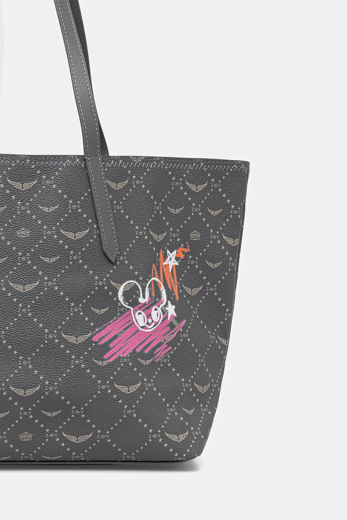 Dodatki Zadig&Voltaire shopper torba ženska iz umetnega usnja Z SHOPPER MONOGRAM TAG LWBA04281 siva