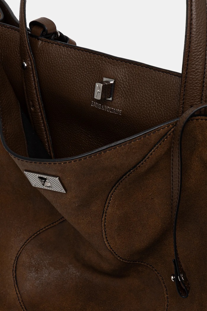 ZADIG&VOLTAIRE velúr táska LWBA04322 barna