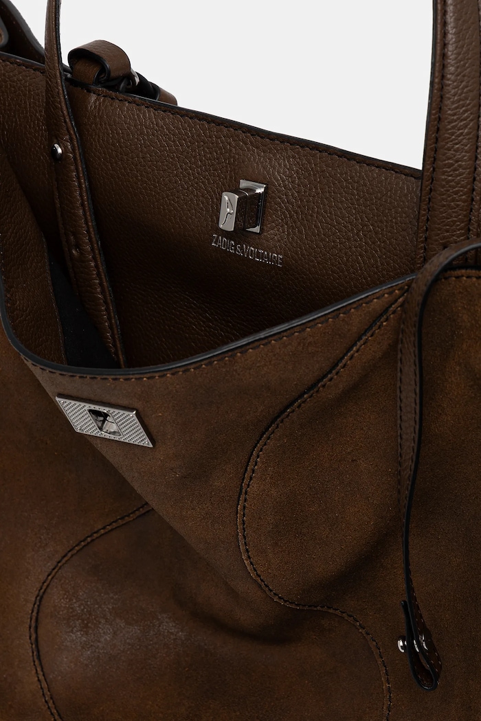 ZADIG&VOLTAIRE velúr táska LWBA04322 barna