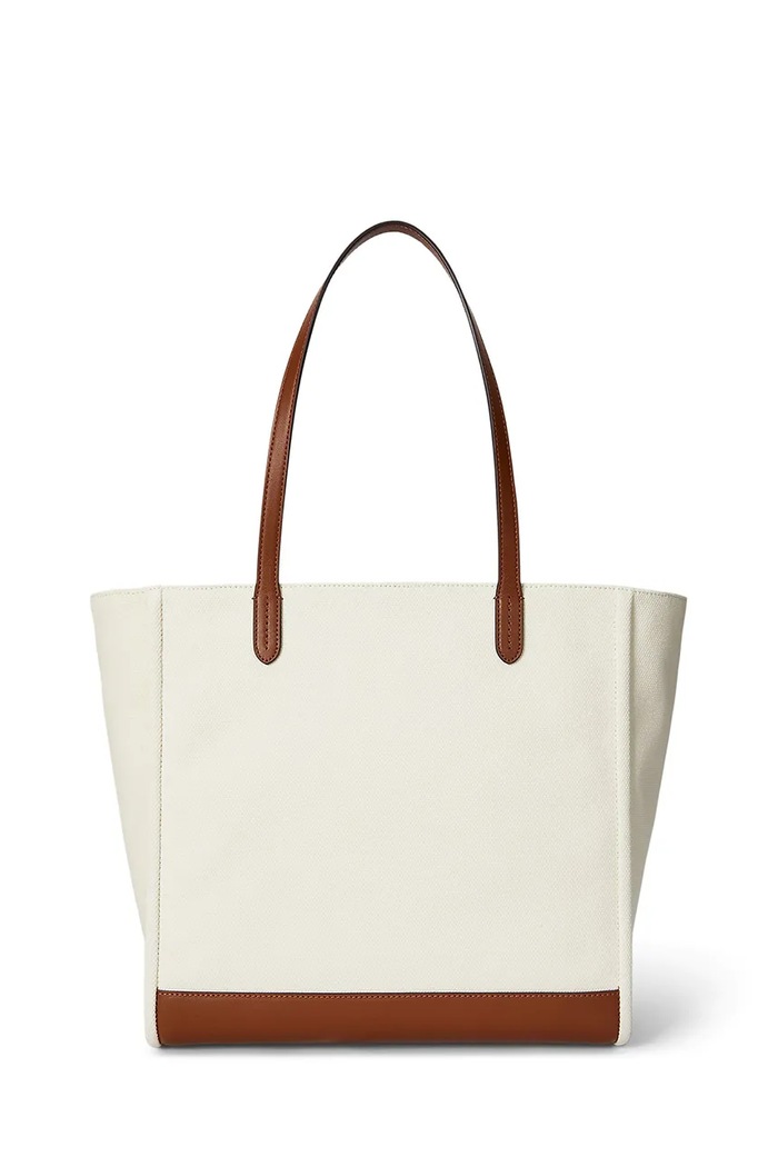 Lauren Ralph Lauren geantă de bumbac 431982234 bej SS26