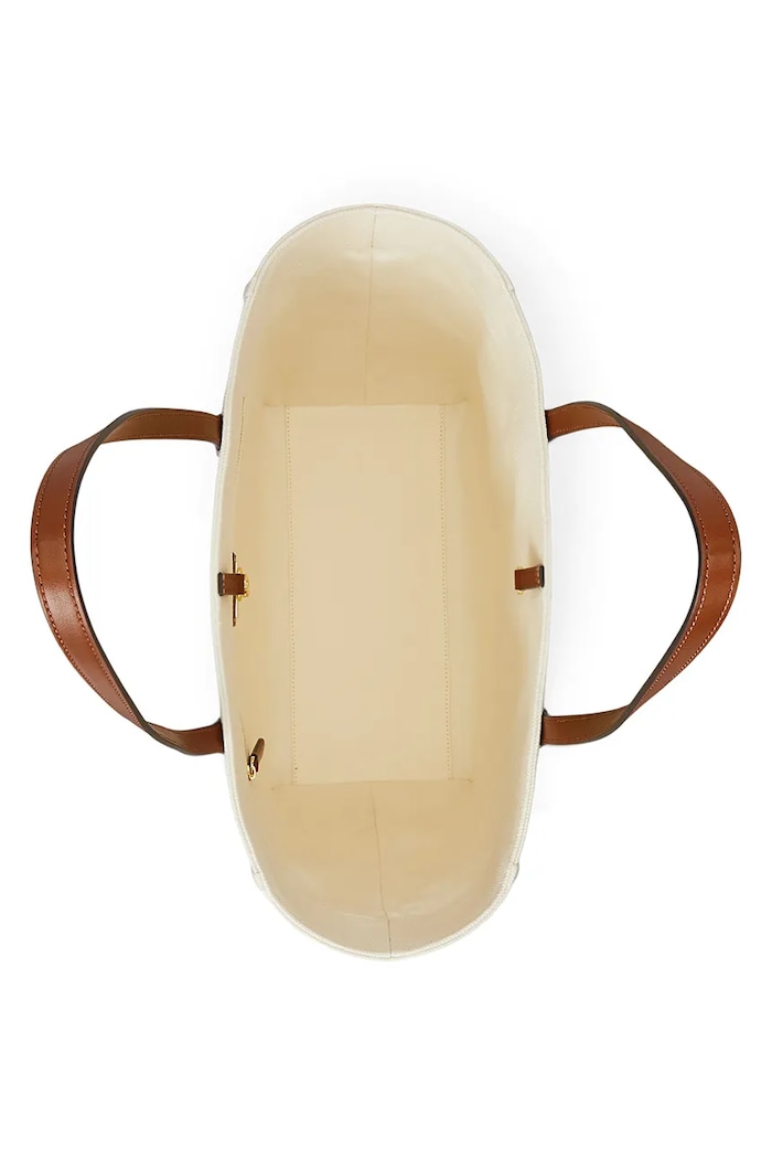 Lauren Ralph Lauren geantă de bumbac bej 431982234