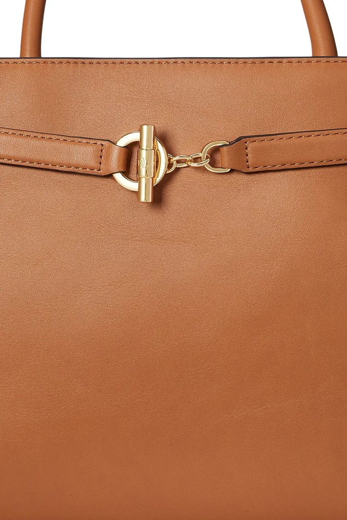 Сумка crossbody для женщин кожаная Lauren Ralph Lauren коричневый 431P03417
