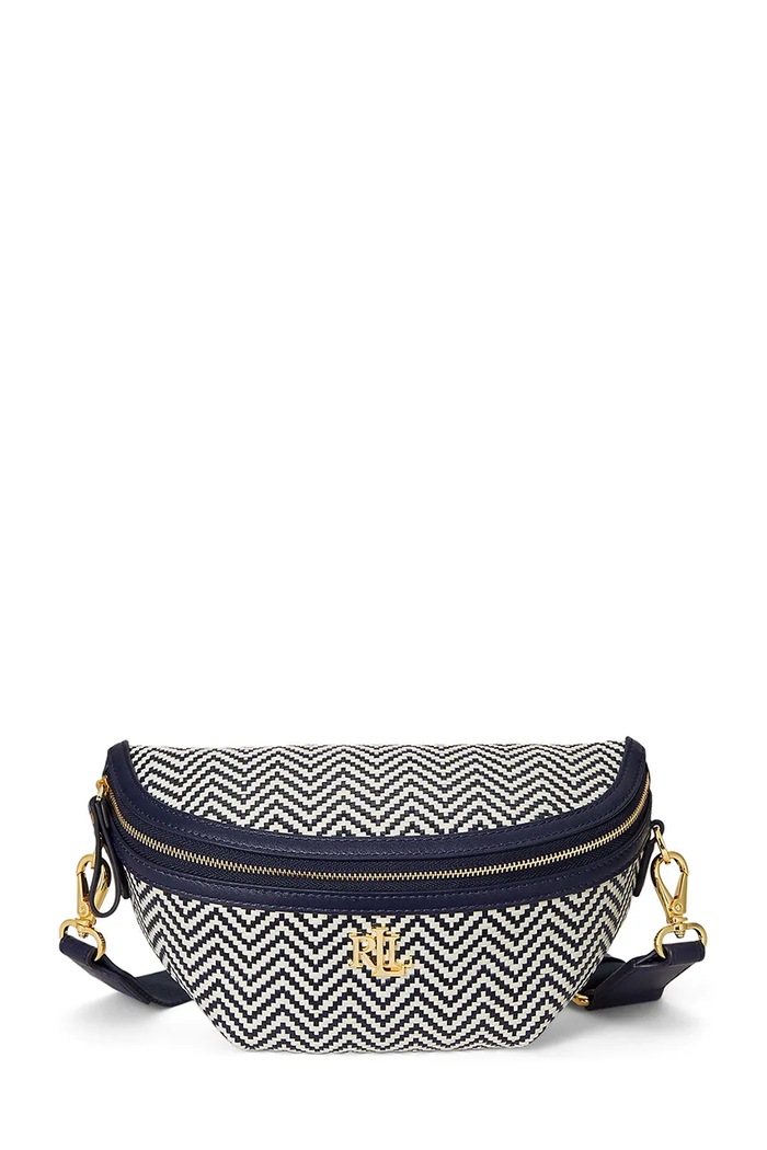 Torba oko struka Lauren Ralph Lauren Planet friendly mornarsko plava 431P04059