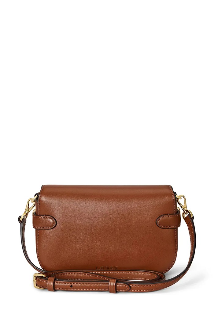 Doplňky Kožená kabelka Lauren Ralph Lauren 431P04297 hnědá