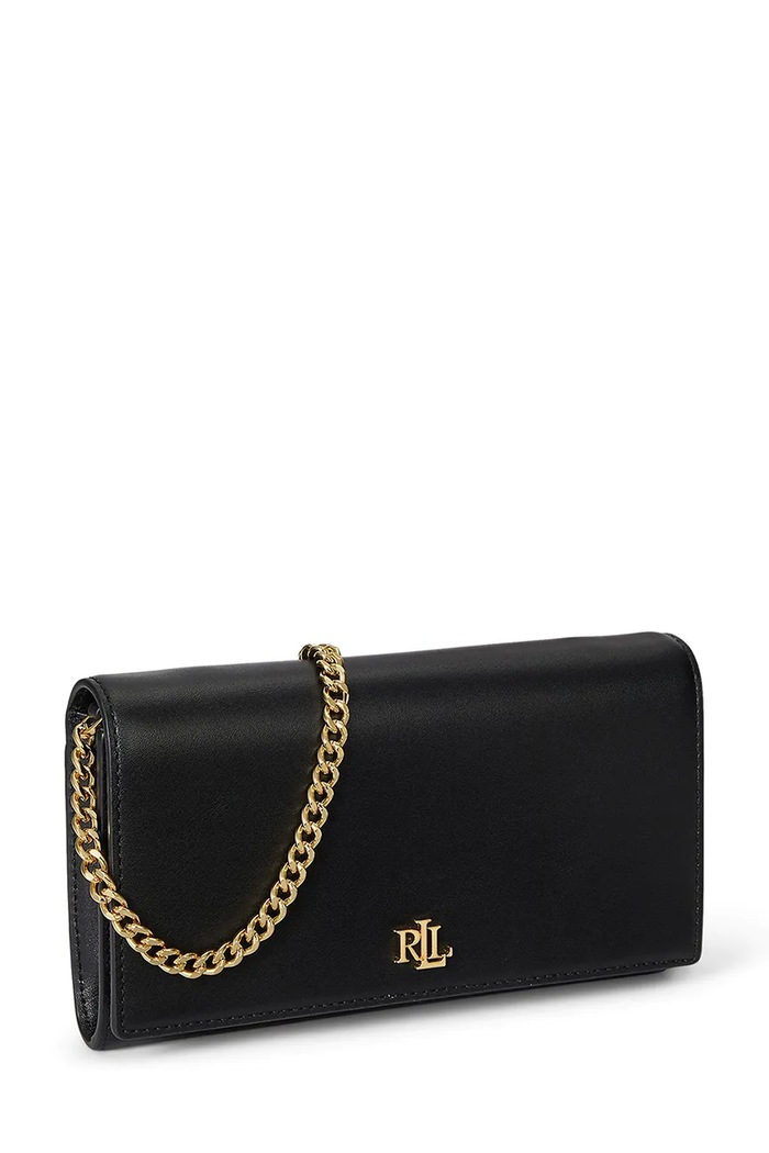 Кожаная сумочка Lauren Ralph Lauren 432980206 чёрный SS26