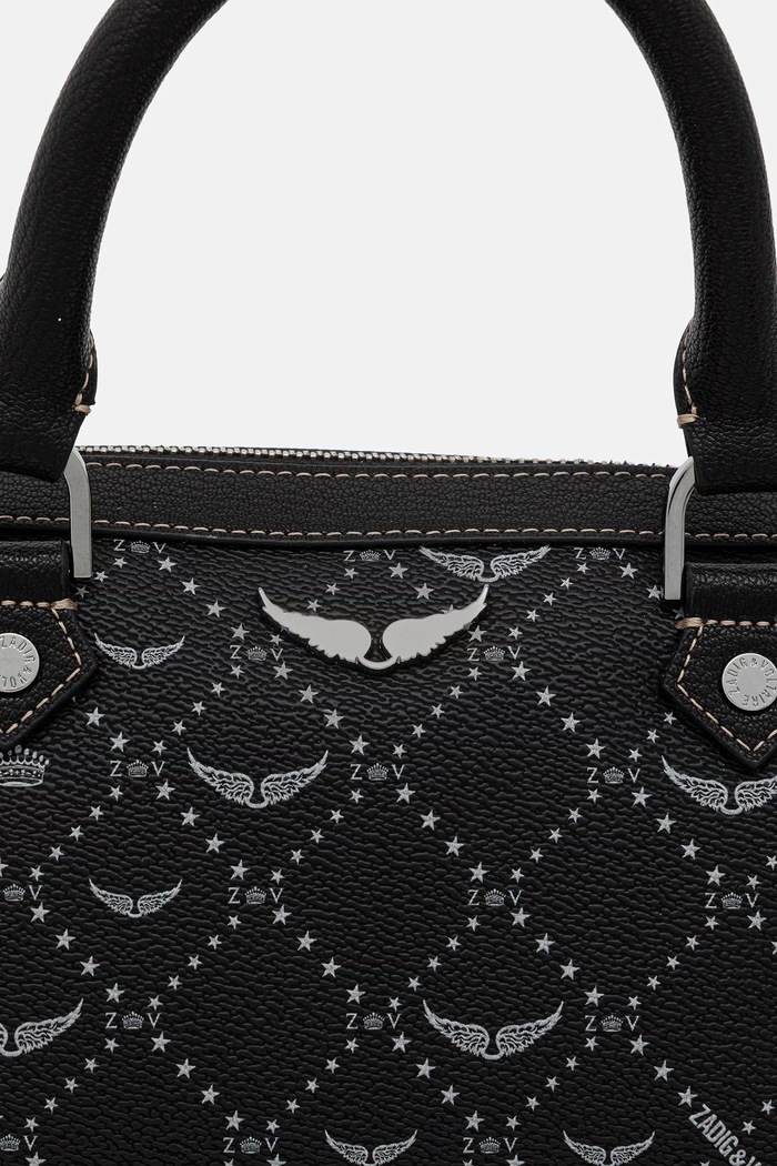 Kabelka ZADIG&VOLTAIRE XS SUNNY VIBE MONOGRAM černá LWBA04164