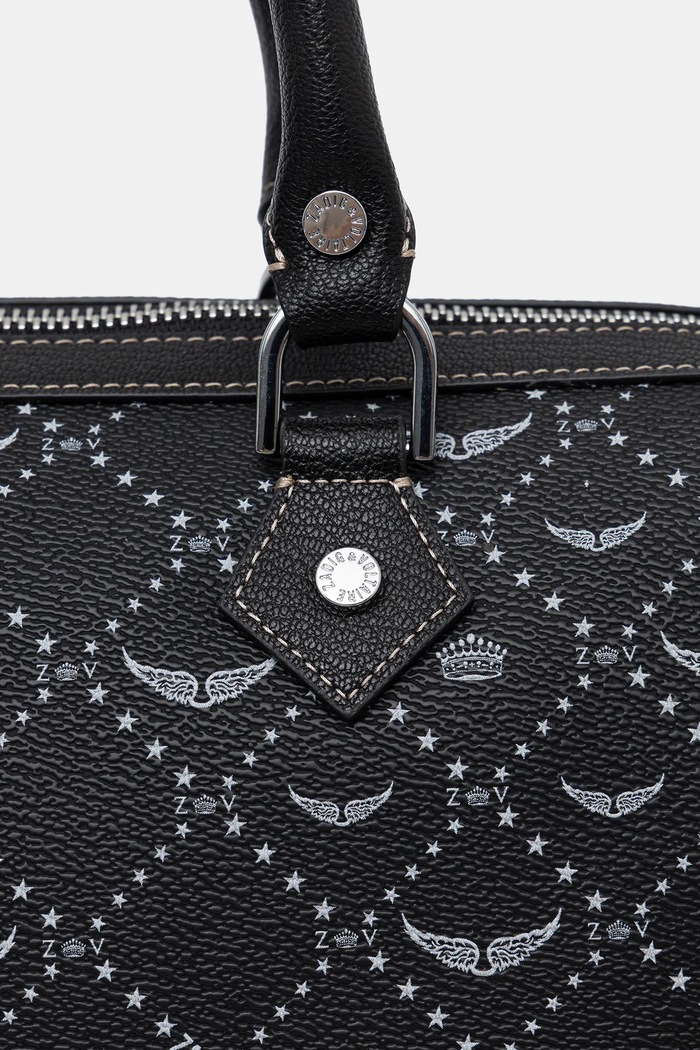 Doplňky Kabelka ZADIG&VOLTAIRE SUNNY VIBE MEDIUM MONOGRAM LWBA04166 černá