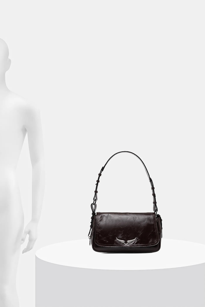 Kožená kabelka ZADIG&VOLTAIRE LE ZOUZOU VINTAGE PATENT LWBA04169