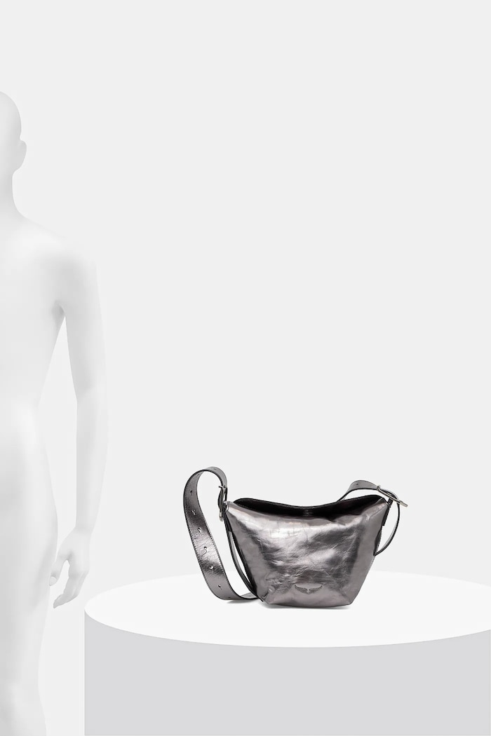 Kožená kabelka ZADIG&VOLTAIRE BABY JANE VINTAGE METAL LWBA04151