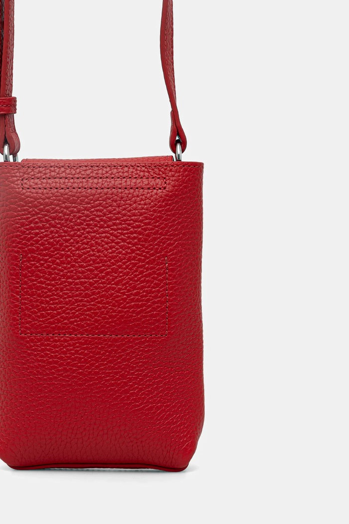 Accesorii Marc O'Polo poșetă de piele 5000009285 rosu