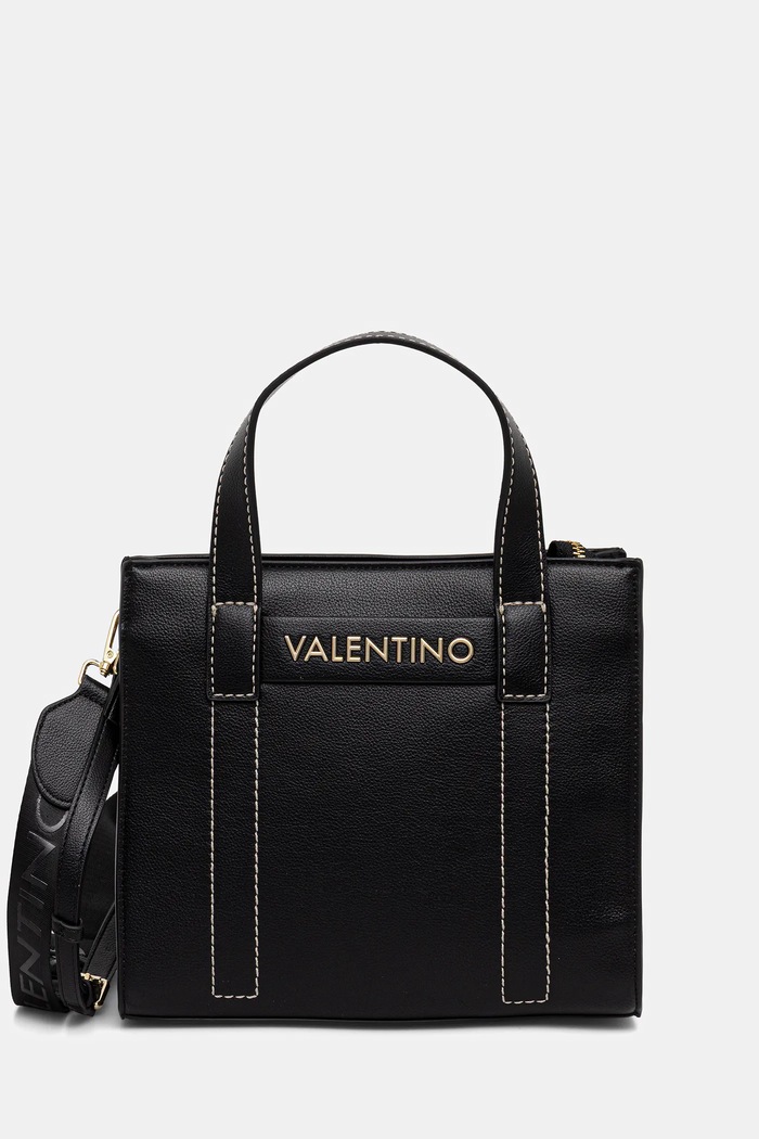 Kabelka Valentino Bags AURY RE imitácia kože čierna VBS9OB05