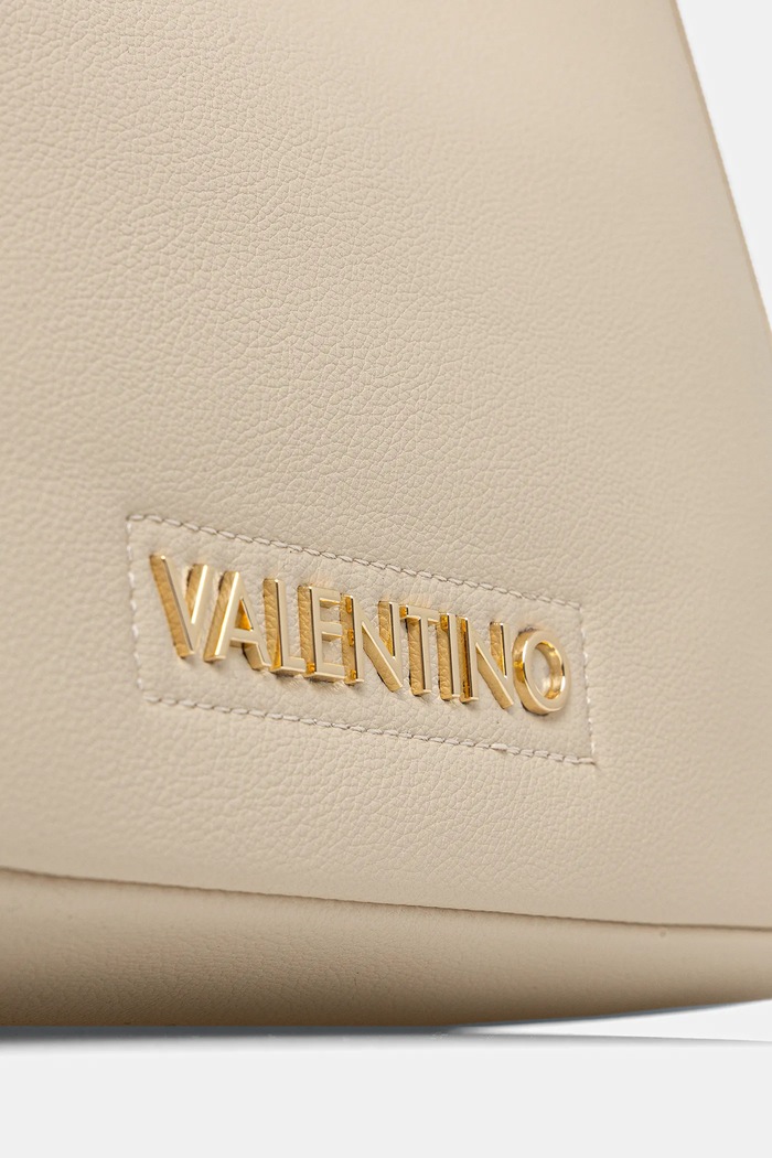 Valentino Bags crossbody torbica ženska iz umetnega usnja bež VBS9OB07