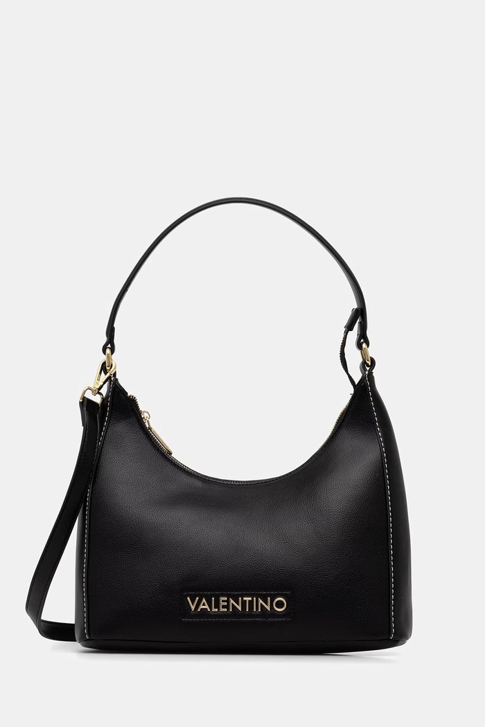 Valentino Bags crossbody kabelka dámská z imitace kůže nevejde se A4 černá VBS9OB07