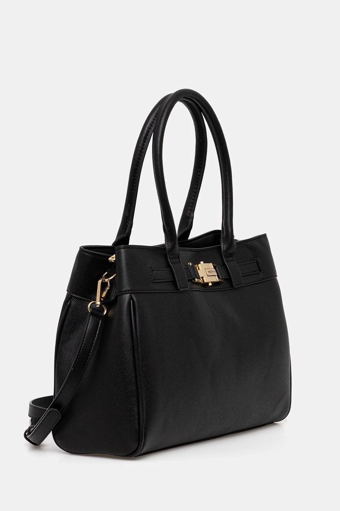 Valentino Bags nákupní taška dámská z imitace kůže VBS9QB01 černá SS26