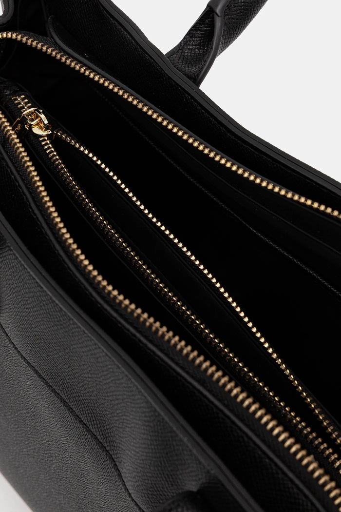 Valentino Bags nákupní taška dámská z imitace kůže VBS9QB01 černá