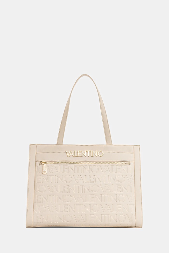Kabelka Valentino Bags CORA nášivka béžová VBS9OO01