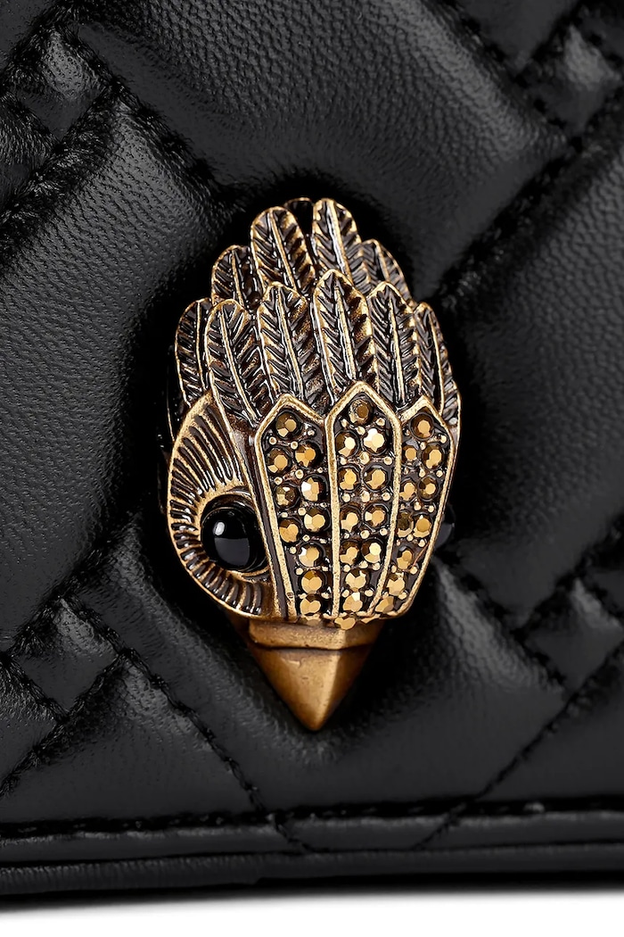 Kožená kabelka Kurt Geiger London Kensington 5389100109 černá