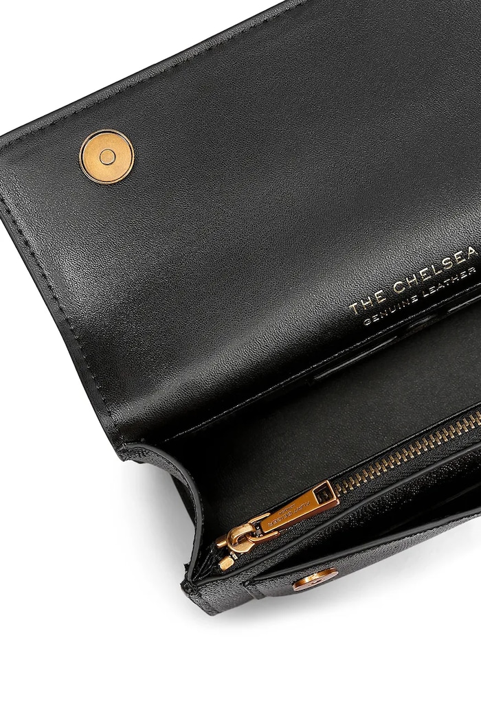 Kurt Geiger London torebka skórzana Chelsea czarny 5266700109
