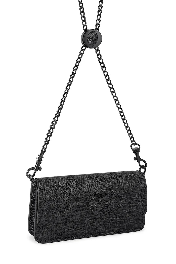 Kožená kabelka Kurt Geiger London Shoreditch 5368500109 čierna SS26