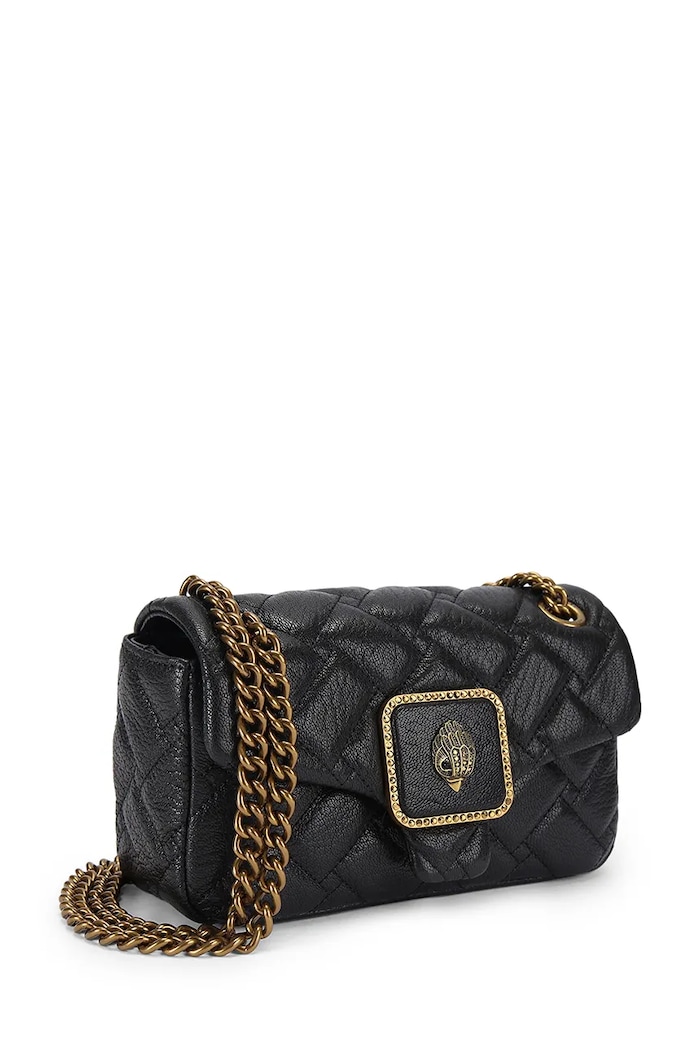 Kožená kabelka Kurt Geiger London Pimlico 5377800109 černá SS26