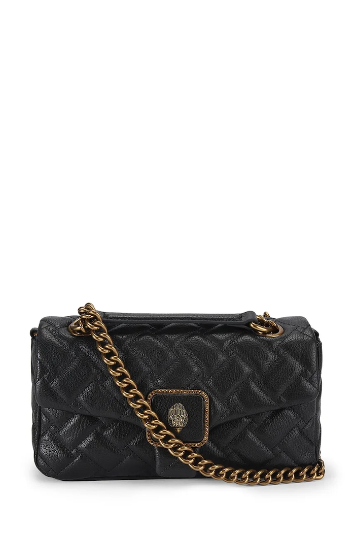 Kožená kabelka Kurt Geiger London Pimlico přírodní kůže černá 5374800109