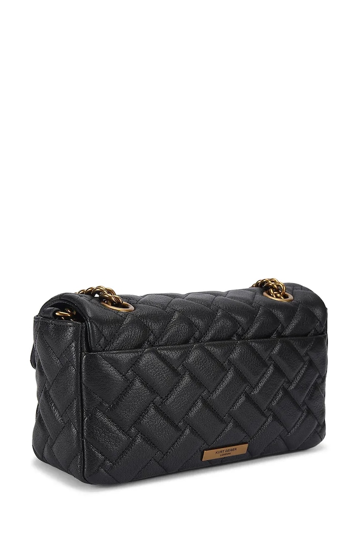Doplňky Kožená kabelka Kurt Geiger London Pimlico 5374800109 černá
