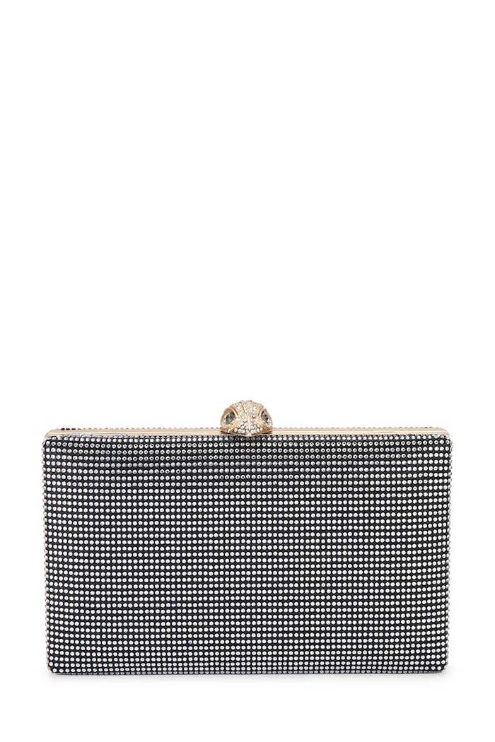 Listová kabelka Kurt Geiger London Kensington nášivka čierna 9102909609