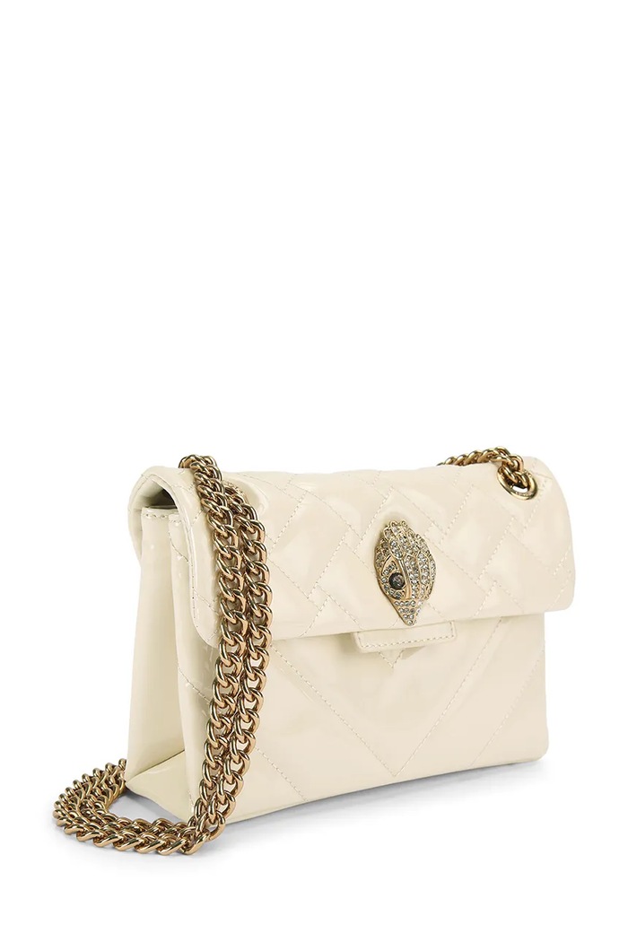 Шкіряна сумочка Kurt Geiger London Kensington 5017342309 бежевий SS26