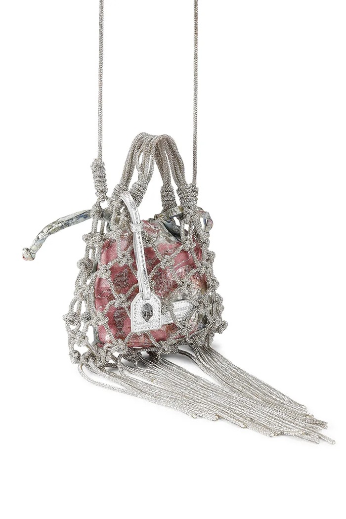 Kurt Geiger London torebka 5032467999 srebrny SS26