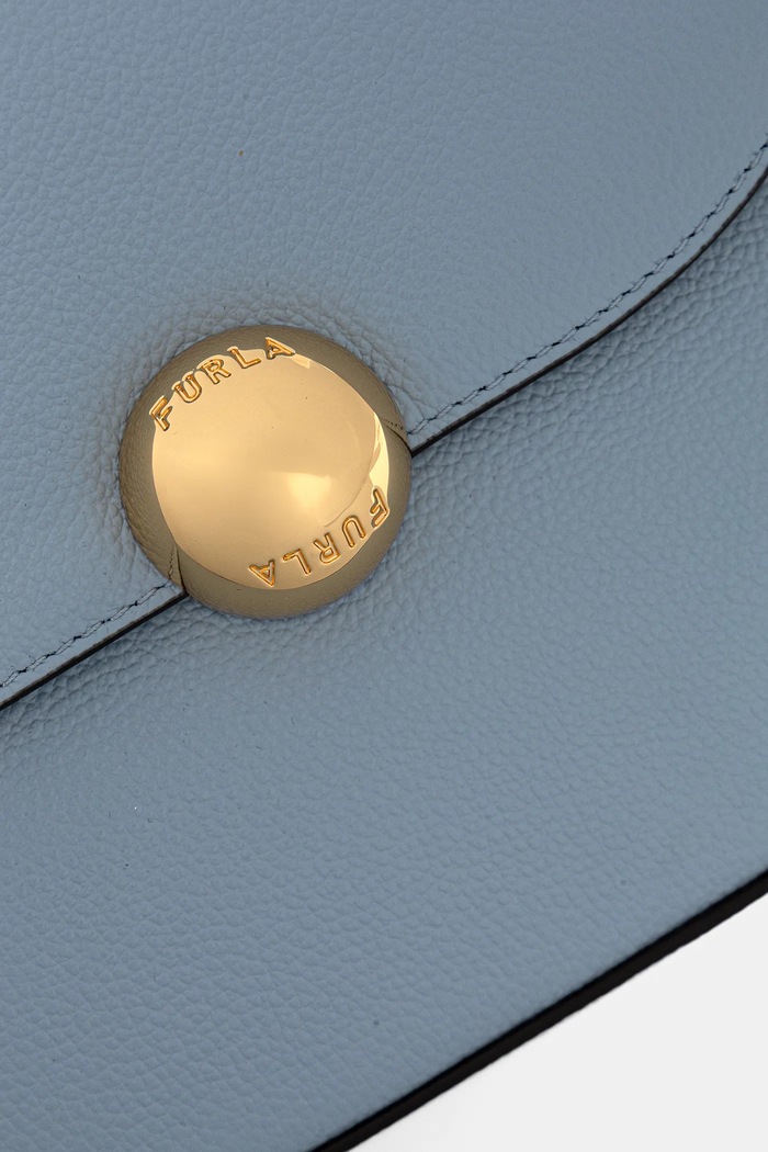 Δερμάτινη τσάντα Furla Moonlight S μπλε WB01887.BX3036.CDZ00