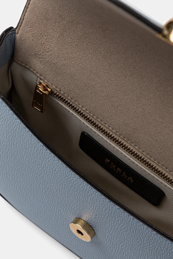 Δερμάτινη τσάντα Furla Moonlight S WB01887.BX3036.CDZ00 μπλε