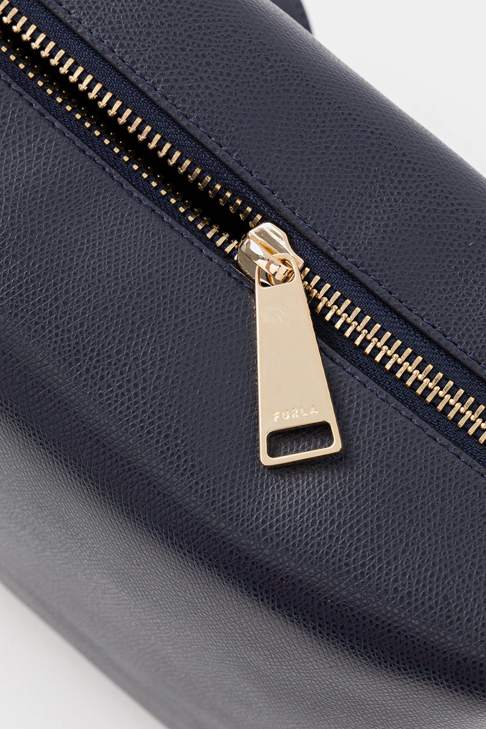 Furla poșetă de piele Tonie M Hobo WB01964.A.0023.2676S bleumarin
