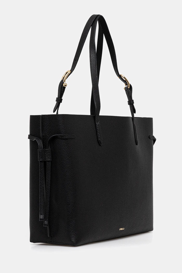 Kožená kabelka Furla WB02001.BX4329.3924S čierna SS26