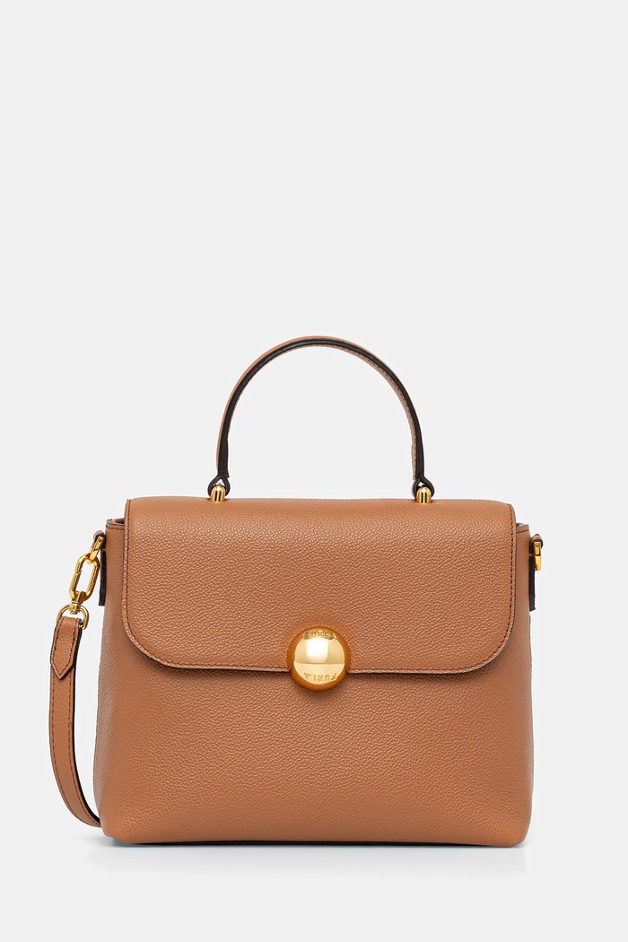 Usnjena torbica Furla Moonlight S Ne ustreza A4 rjava WB01882.BX3036.RY000