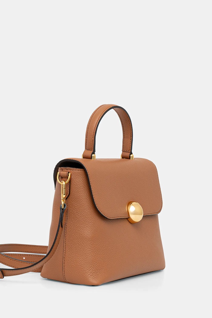 Usnjena torbica Furla Moonlight S WB01882.BX3036.RY000 rjava SS26