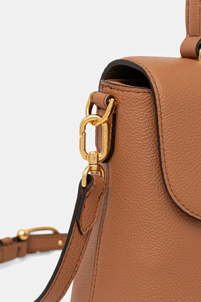 Usnjena torbica Furla Moonlight S rjava WB01882.BX3036.RY000