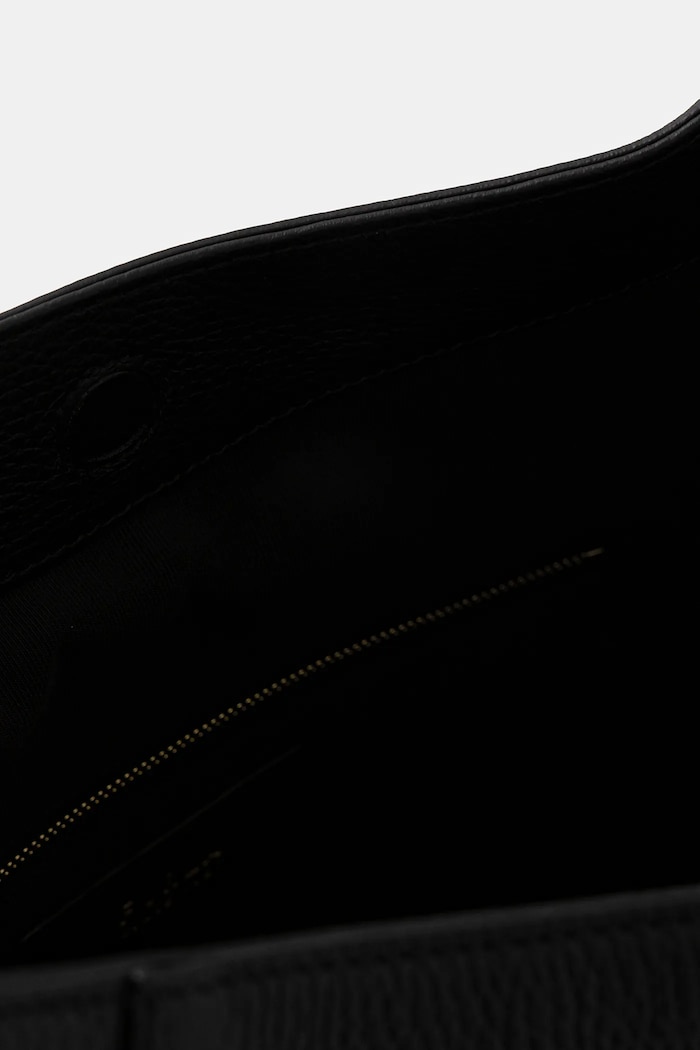 Δερμάτινη τσάντα Furla Lara L Hobo μαύρο WB01876.HSF000.O6000