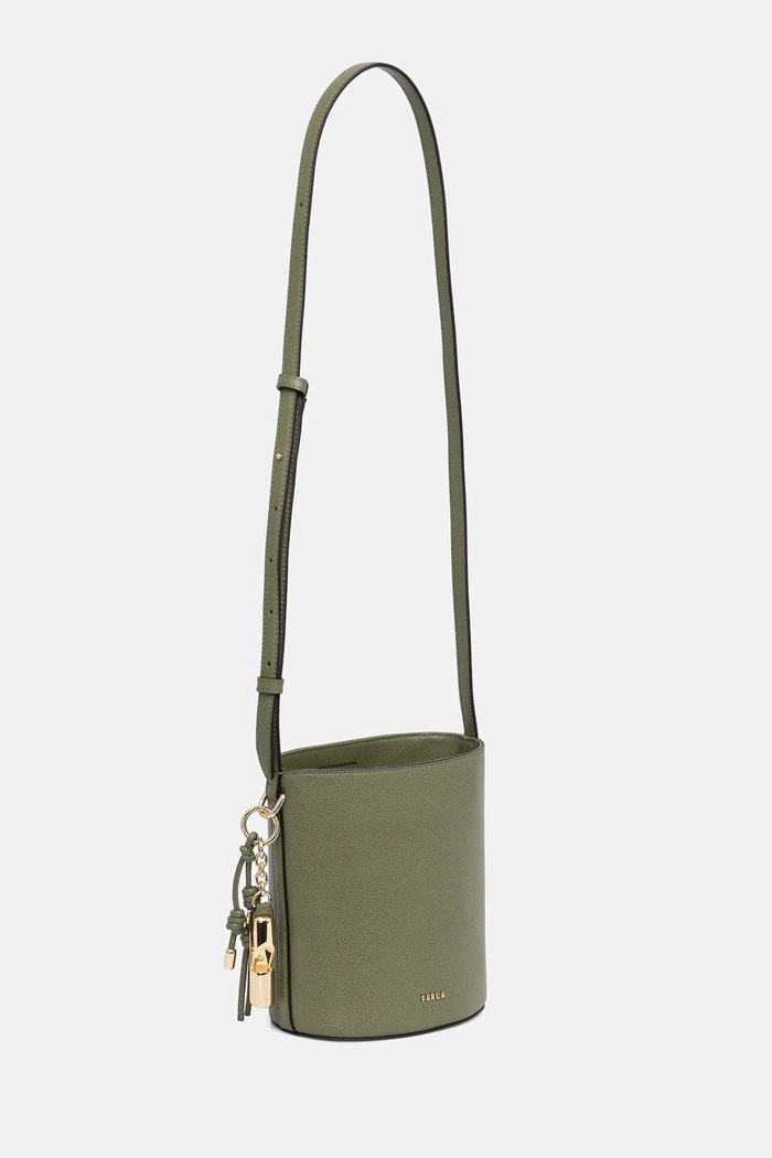 Usnjena torbica Furla WE00859.ARE000.4555S zelena SS26
