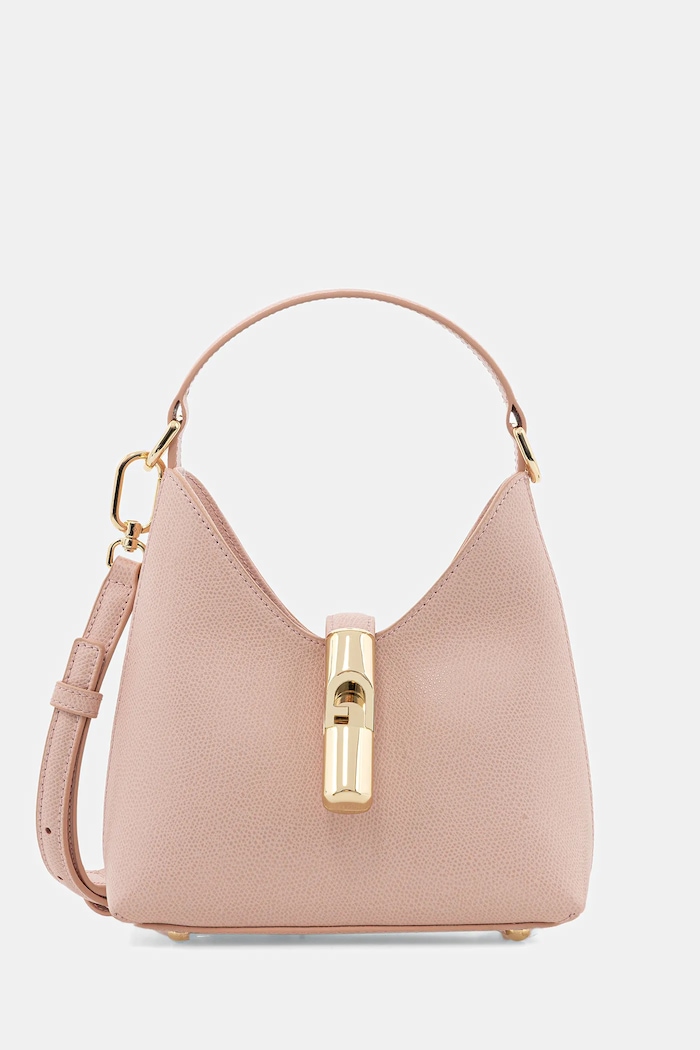 Δερμάτινη τσάντα Furla λείο δέρμα ροζ WE00876.ARE000.4355S