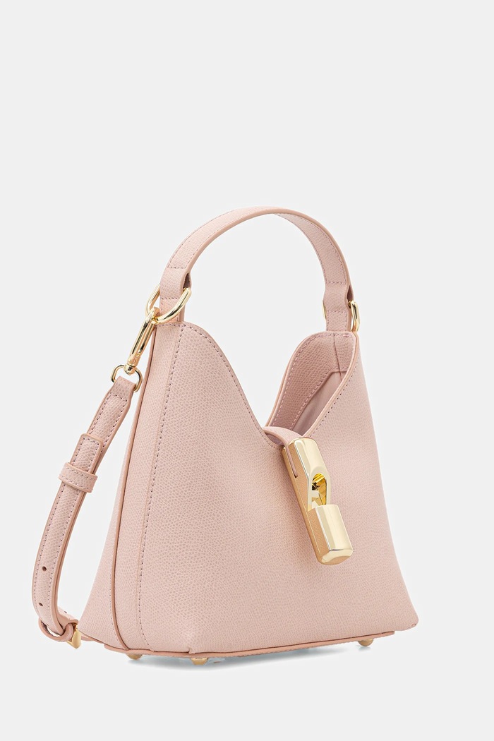 Δερμάτινη τσάντα Furla WE00876.ARE000.4355S ροζ SS26