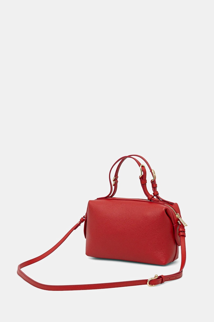 Dodatki Usnjena torbica Furla Double Mini Boston Bag WE00870.BX3036.4484S rdeča